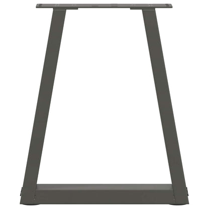 vidaXL Coffee Table Legs V-Shape 2 pcs Anthracite 28x(42-43.3) cm Steel