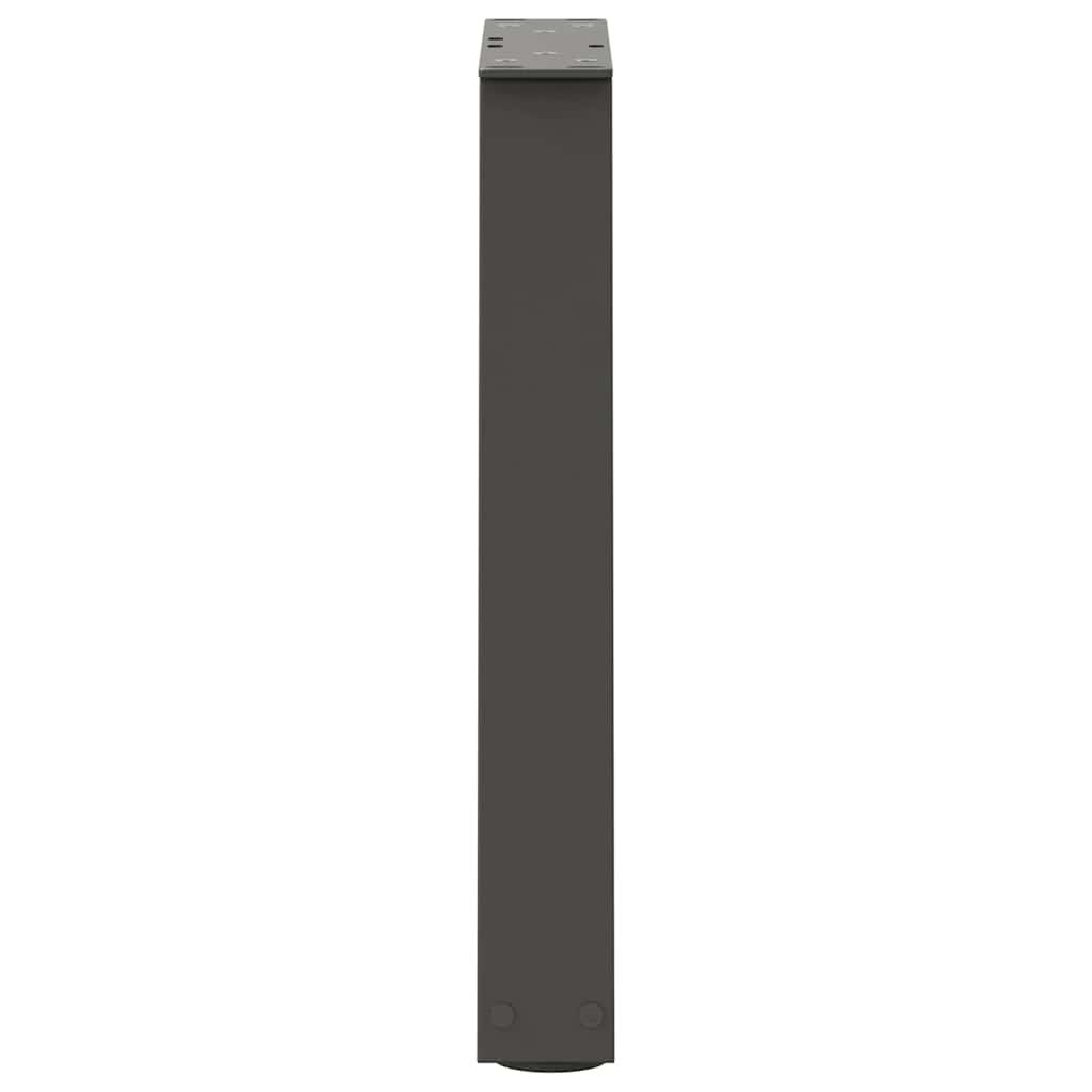 vidaXL Coffee Table Legs V-Shape 2 pcs Anthracite 28x(42-43.3) cm Steel