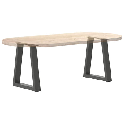 vidaXL Coffee Table Legs V-Shape 2 pcs Anthracite 28x(42-43,3) cm Steel