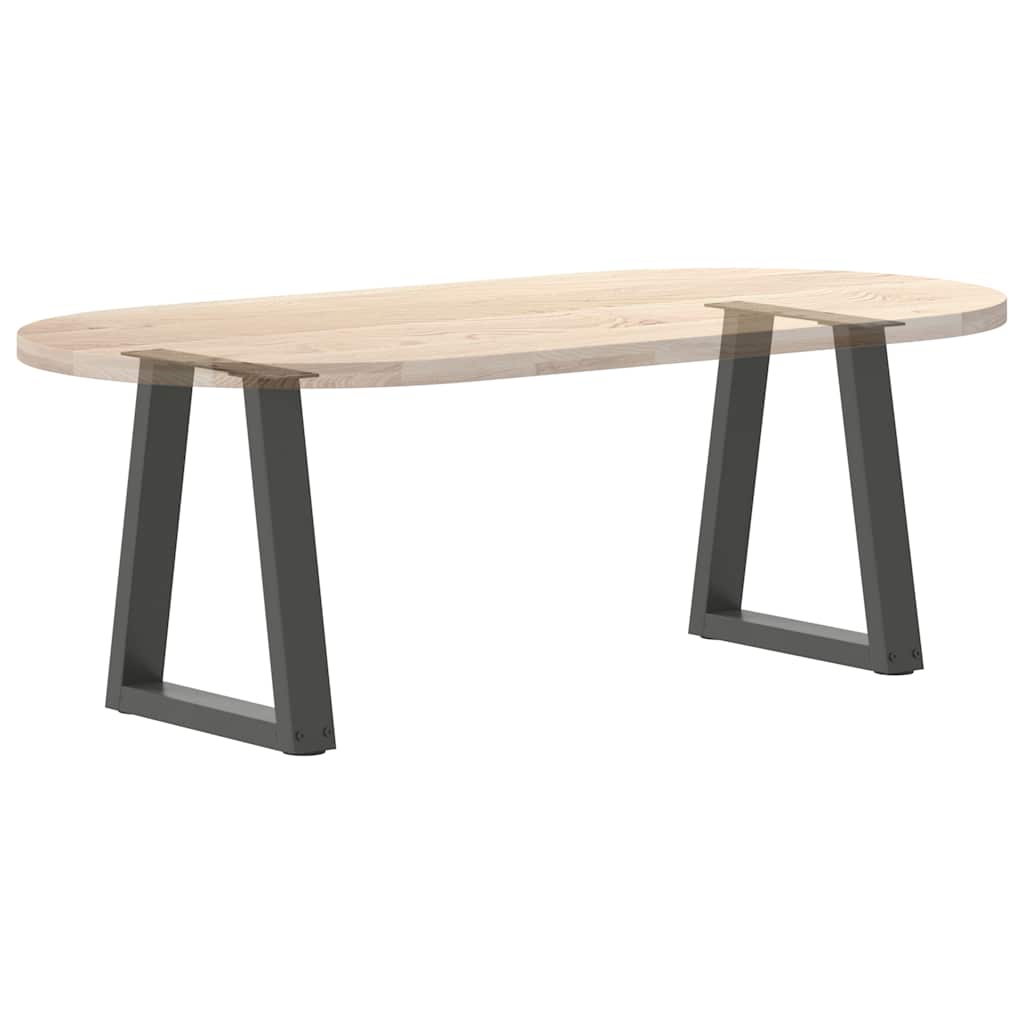 vidaXL Coffee Table Legs V-Shape 2 pcs Anthracite 28x(42-43.3) cm Steel