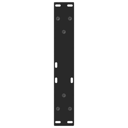 vidaXL Coffee Table Legs V-Shape 2 pcs Black 38x(42-43.3) cm Steel