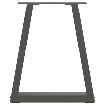 vidaXL Coffee Table Legs V-Shape 2 pcs Anthracite 38x(42-43.3) cm Steel