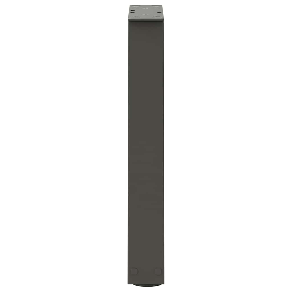 vidaXL Coffee Table Legs V-Shape 2 pcs Anthracite 38x(42-43.3) cm Steel
