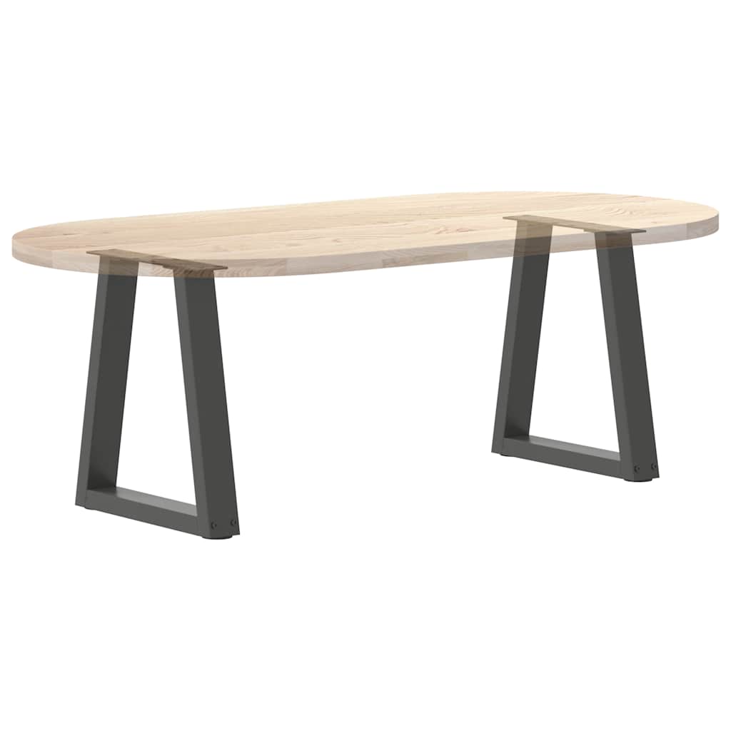 vidaXL Coffee Table Legs V-Shape 2 pcs Anthracite 38x(42-43,3) cm Steel