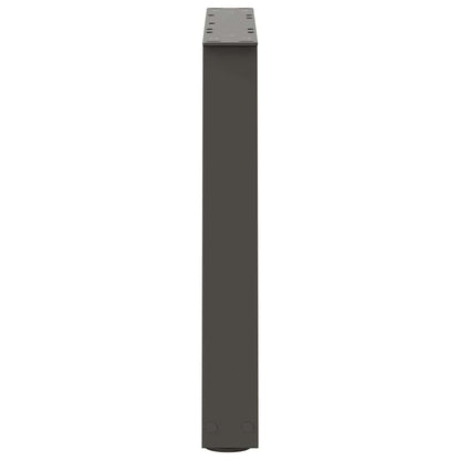 vidaXL Coffee Table Legs V-Shape 2 pcs Anthracite 50x(42-43.3) cm Steel