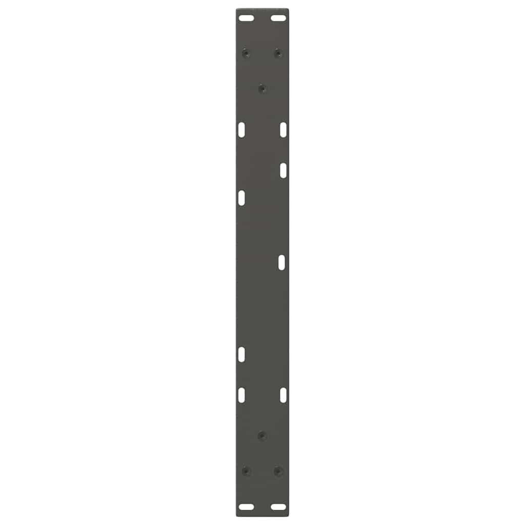 vidaXL Coffee Table Legs V-Shape 2 pcs Anthracite 50x(42-43.3) cm Steel
