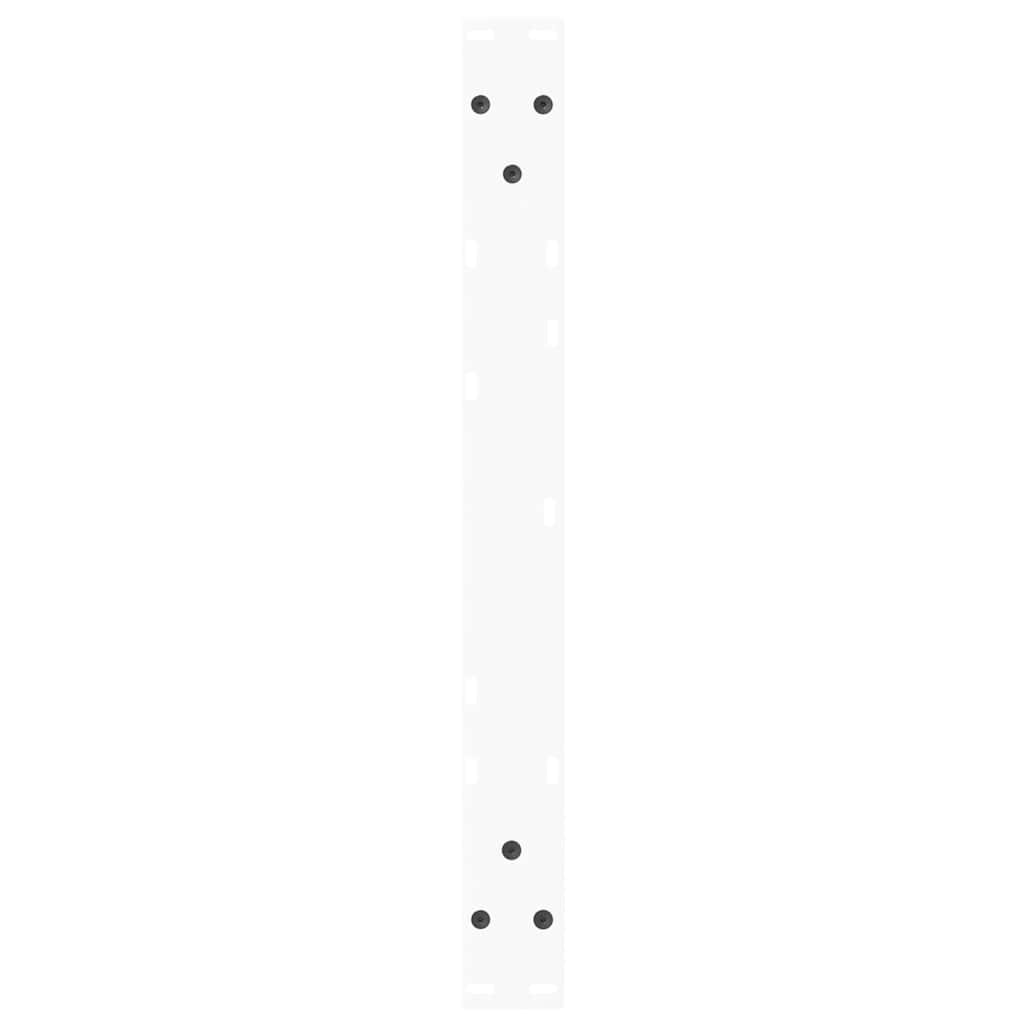 vidaXL Coffee Table Legs V-Shape 2 pcs White 60x(42-43.3) cm Steel