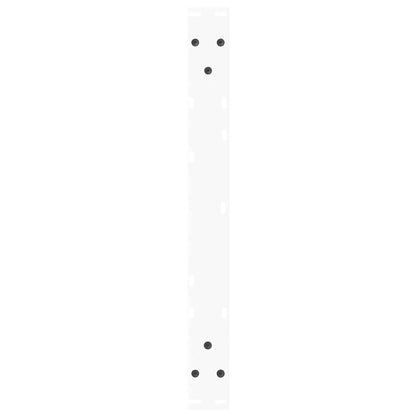 vidaXL Coffee Table Legs V-Shape 2 pcs White 60x(42-43.3) cm Steel