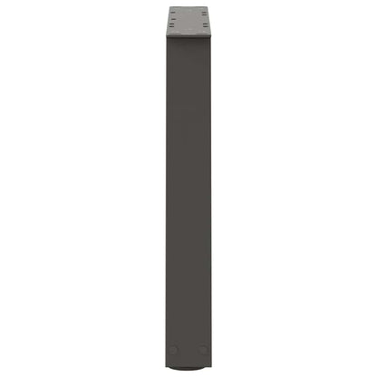 vidaXL Coffee Table Legs V-Shape 2 pcs Anthracite 60x(42-43.3) cm Steel