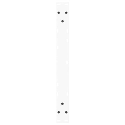 vidaXL Coffee Table Legs V-Shape 2 pcs White 70x(42-43.3) cm Steel