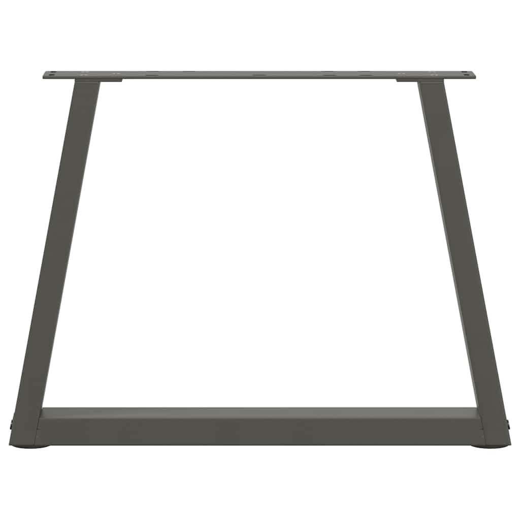 vidaXL Coffee Table Legs V-Shape 2 pcs Anthracite 70x(42-43.3) cm Steel