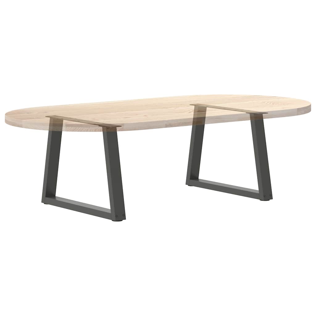 vidaXL Coffee Table Legs V-Shape 2 pcs Anthracite 70x(42-43.3) cm Steel