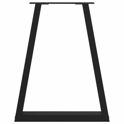 vidaXL Coffee Table Leg | Set of 2 | Black | Steel | 50 x 72 cm
