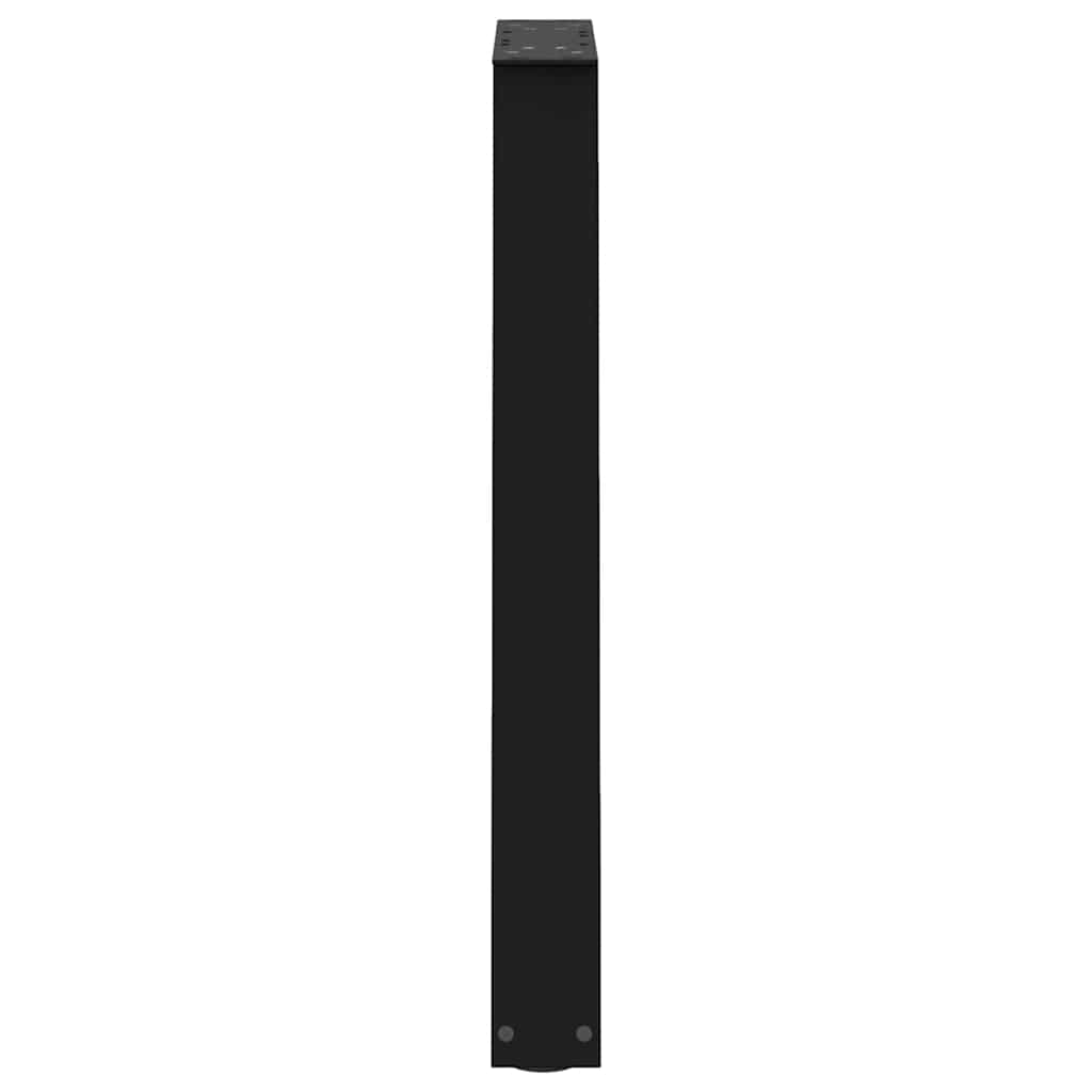 vidaXL Coffee Table Leg | Set of 2 | Black | Steel | 50 x 72 cm