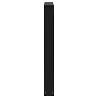 vidaXL Coffee Table Leg | Set of 2 | Black | Steel | 50 x 72 cm