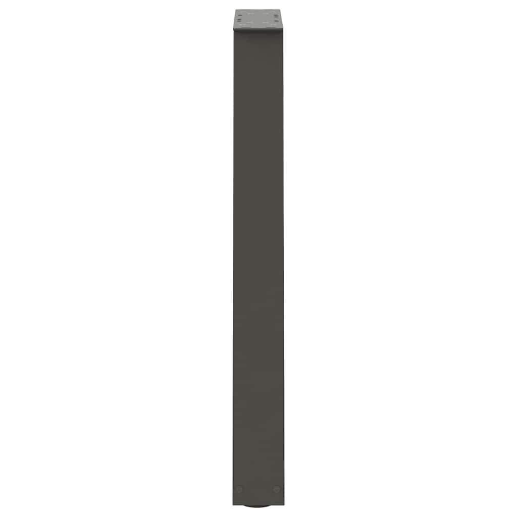 vidaXL Dining Table Legs V-Shape 2 pcs Anthracite 50x(72-73.3) cm Steel