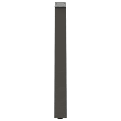 vidaXL Dining Table Legs V-Shape 2 pcs Anthracite 50x(72-73.3) cm Steel