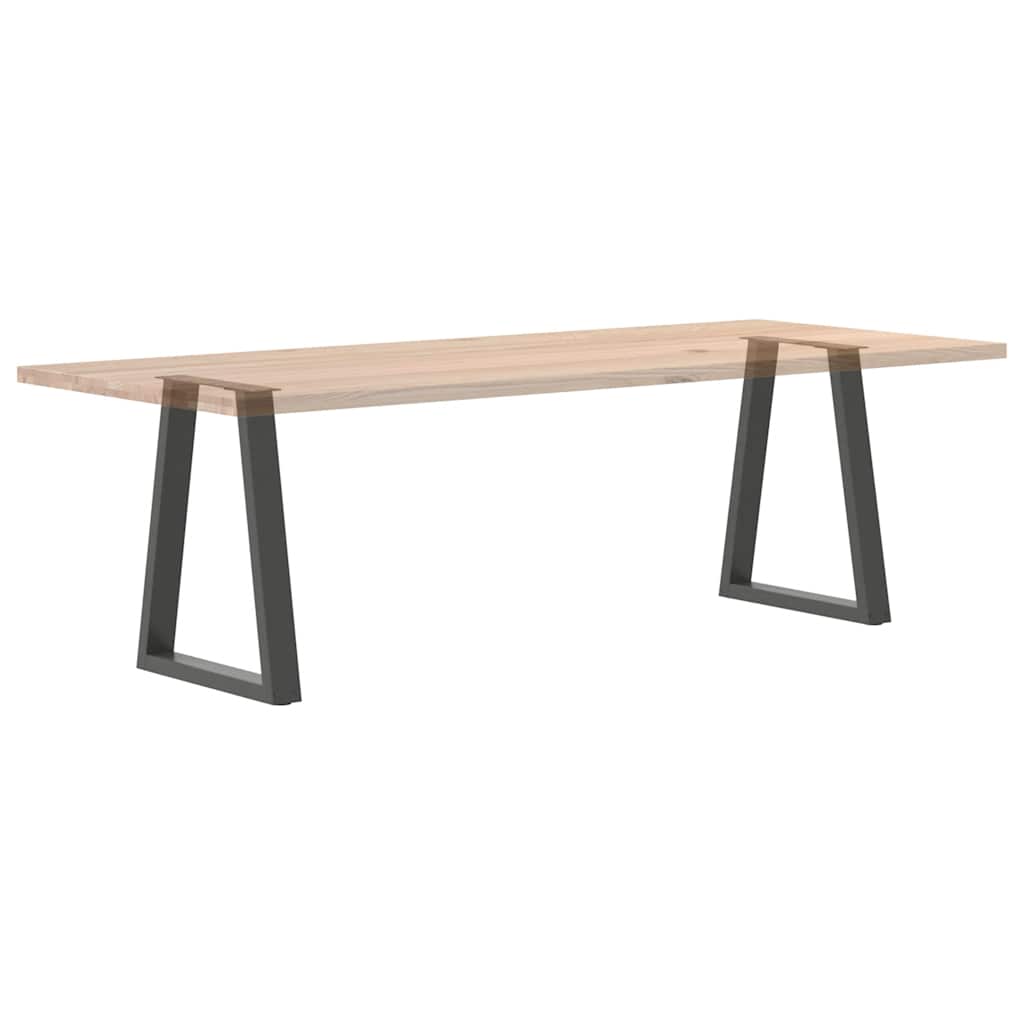 vidaXL Dining Table Legs V-Shape 2 pcs Anthracite 50x(72-73.3) cm Steel