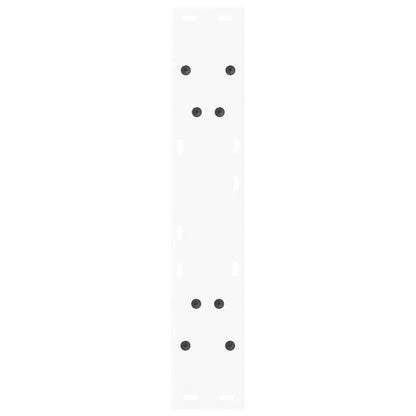 vidaXL Dining Table Legs V-Shape 2 pcs White 60x(72-73.3) cm Steel