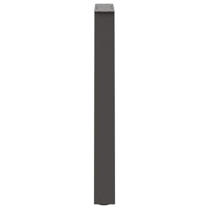 vidaXL Dining Table Legs V-Shape 2 pcs Anthracite 60x(72-73.3) cm Steel