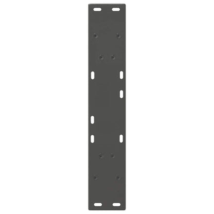 vidaXL Dining Table Legs V-Shape 2 pcs Anthracite 60x(72-73.3) cm Steel