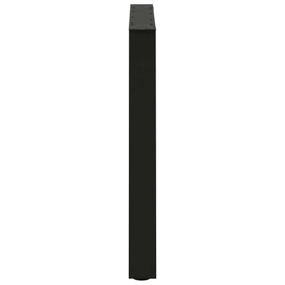 vidaXL Dining Table Legs V-Shape 2 pcs Black 70x(72-73,3) cm Steel