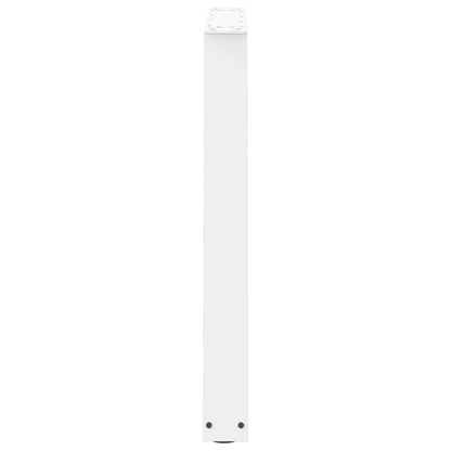 vidaXL Dining Table Legs V-Shape 2 pcs White 70x(72-73.3) cm Steel