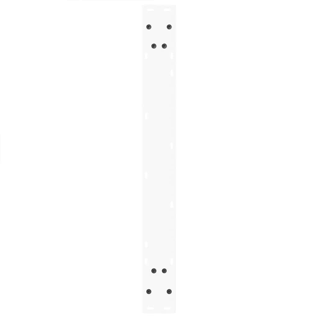 vidaXL Dining Table Legs V-Shape 2 pcs White 70x(72-73.3) cm Steel