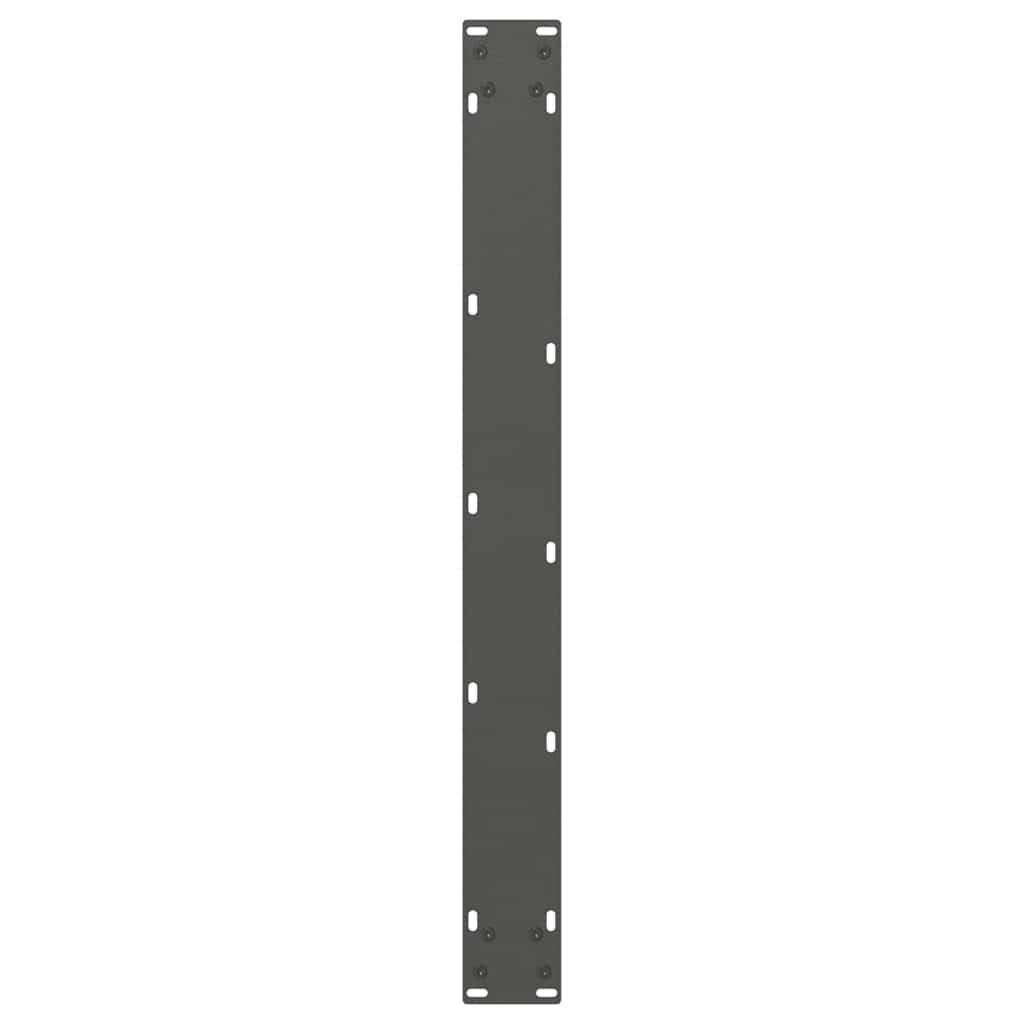 vidaXL Dining Table Legs V-Shape 2 pcs Anthracite 70x(72-73.3) cm Steel