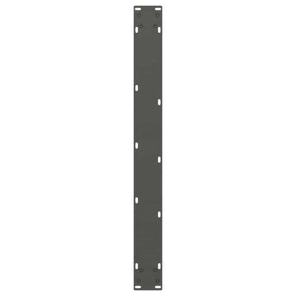 vidaXL Dining Table Legs V-Shape 2 pcs Anthracite 70x(72-73.3) cm Steel