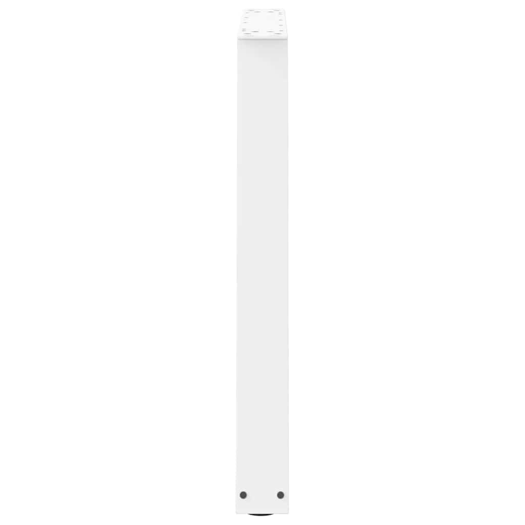 vidaXL Dining Table Legs V-Shape 2 pcs White 80x(72-73.3) cm Steel