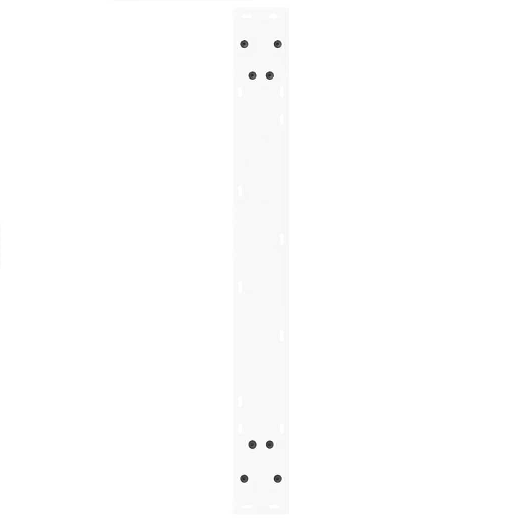 vidaXL Dining Table Legs V-Shape 2 pcs White 80x(72-73.3) cm Steel