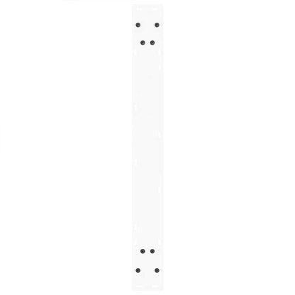 vidaXL Dining Table Legs V-Shape 2 pcs White 80x(72-73.3) cm Steel