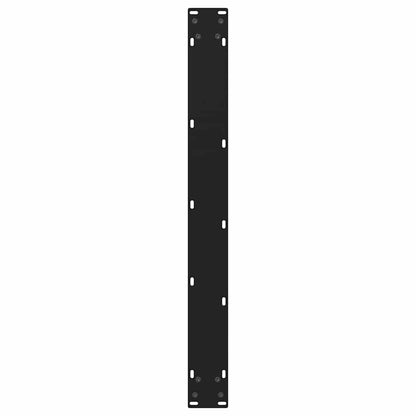 vidaXL Dining Table Legs V-Shape 2 pcs Black 90x(72-73.3) cm Steel