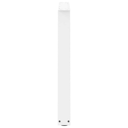 vidaXL Dining Table Legs V-Shape 2 pcs White 90x(72-73.3) cm Steel