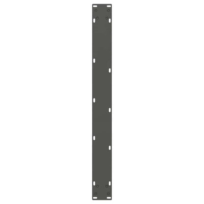 vidaXL Dining Table Legs V-Shape 2 pcs Anthracite 90x(72-73.3) cm Steel