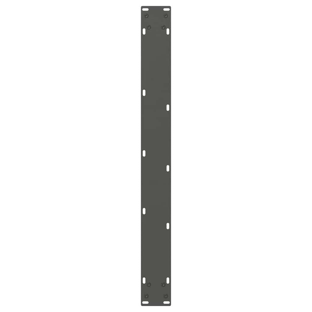 vidaXL Dining Table Legs V-Shape 2 pcs Anthracite 100x(72-73.3) cm Steel