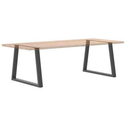 vidaXL Dining Table Legs V-Shape 2 pcs Anthracite 100x(72-73,3) cm Steel