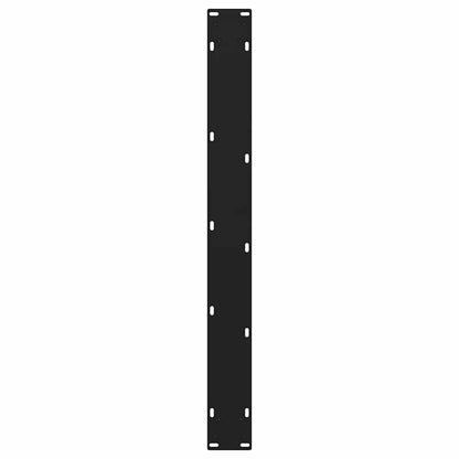 vidaXL Dining Table Legs V-Shape 3 pcs Black 70x(72-73.3) cm Steel
