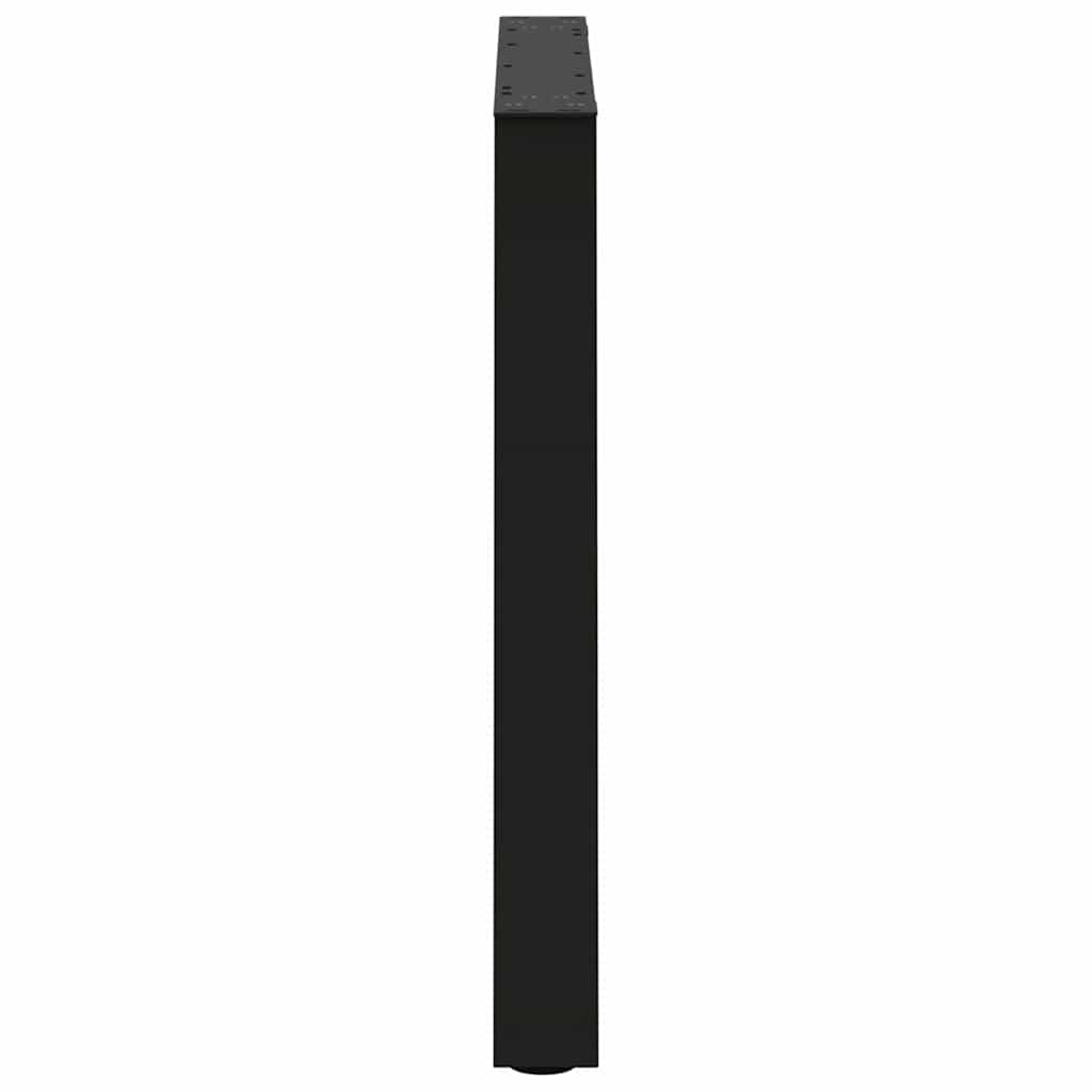 vidaXL Dining Table Legs V-Shape 3 pcs Black 80x(72-73,3) cm Steel