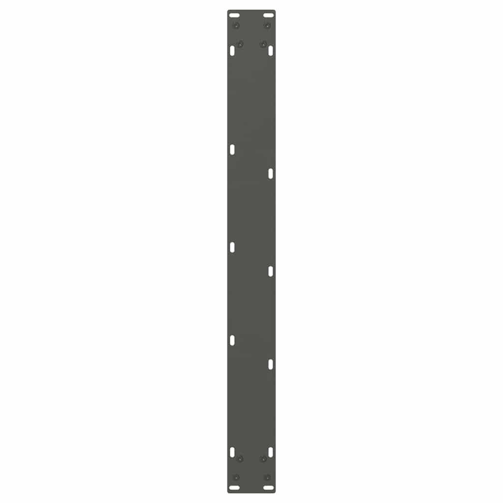 vidaXL Dining Table Legs V-Shape 3 pcs Anthracite 80x(72-73.3) cm Steel