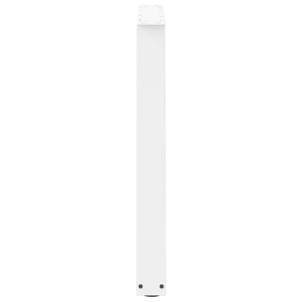 vidaXL Dining Table Legs V-Shape 3 pcs White 90x(72-73.3) cm Steel