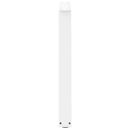 vidaXL Dining Table Legs V-Shape 3 pcs White 90x(72-73.3) cm Steel