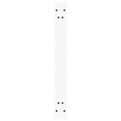 vidaXL Dining Table Legs V-Shape 3 pcs White 90x(72-73.3) cm Steel