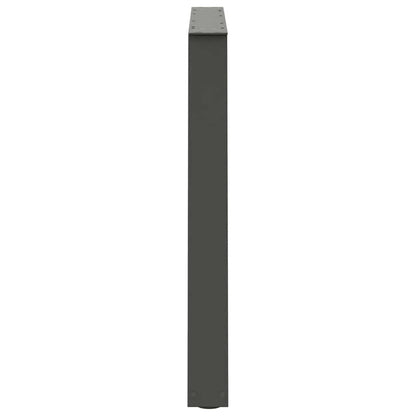 vidaXL Dining Table Legs V-Shape 3 pcs Anthracite 90x(72-73.3) cm Steel