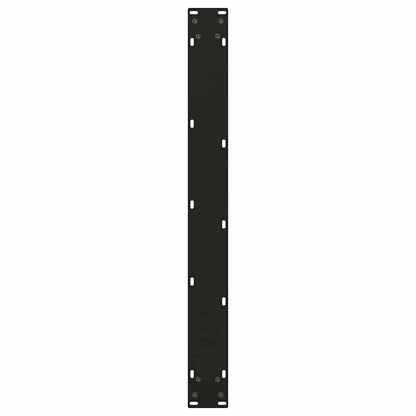 vidaXL Dining Table Legs V-Shape 3 pcs Black 100x(72-73.3) cm Steel