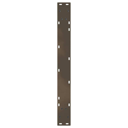 vidaXL Dining Table Legs V-Shape 3 pcs Natural Steel 100x(72-73,3) cm Steel