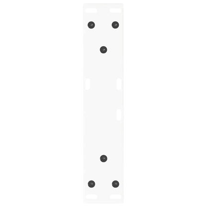 vidaXL Coffee Table Legs V-Shape 2 pcs White 30x(30-31.3) cm Steel