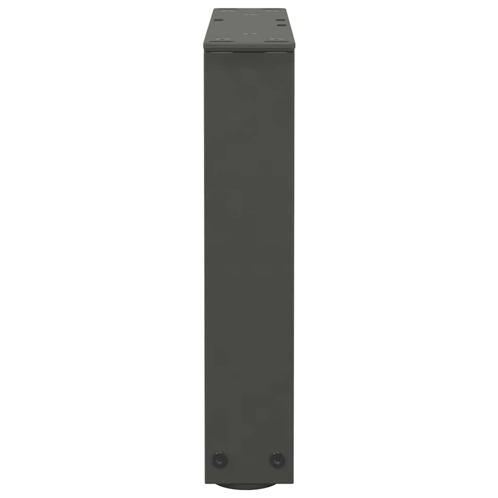 vidaXL Coffee Table Legs V-Shape 2 pcs Anthracite 30x(30-31.3) cm Steel