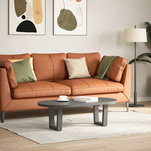 vidaXL Coffee Table Legs V-Shape 2 pcs Anthracite 40x(30-31.3) cm Steel